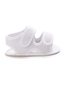 Classic Infant Mesh Breathable Walking Sandals, Non-Slip Lightweight Summer Infant Walking Shoes - White - View 7