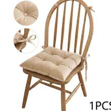 1pc 4pcs 6 Pcs Comfortable Indoor & Outdoor Seat Pads For Kitchen, Dining, Garden, Balcony & Patio Chairs In Turkey - Apricot - View 5