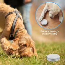 3/6/10pcs Dog Training Accessories Set, With Seamless Rubber Soft Magnetic Adhesive Stickers, Ventilated Dog Scent Training Box, Round Metal Can, Suitable For Agility Training Equipment And Search And Rescue Dog Scent Games - Silver - View 4