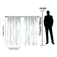 2pcs Outdoor Curtains And Semi Sunshades Are Suitable For Courtyards, Terraces, Porches, And Canopies. They Are UV Resistant/Fade Resistant And Have Both Sun Protection And Privacy Protection Functions - Multicolor - View 14