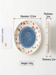 1pc Ceramic Garlic Grinder, Made Of Durable Reusable Ceramic Material, Multi-Functional And Efficient, Suitable For Grinding Garlic, Ginger, Horseradish And Other Ingredients, Practical Kitchen Tool, Suitable For Daily Cooking, Easy To Clean And Store - Multicolor - View 4