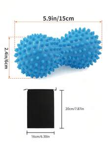 Foot Massage Roller Peanut Double-Ended Massage Ball Muscle Relaxation Ball Relieve Back And Arch Pain Massage Spike Ball For Shoulders Neck And Back For Gym Home And Travel Massage Tool Fitness Equipment Yoga Accessories - Multicolor - View 8