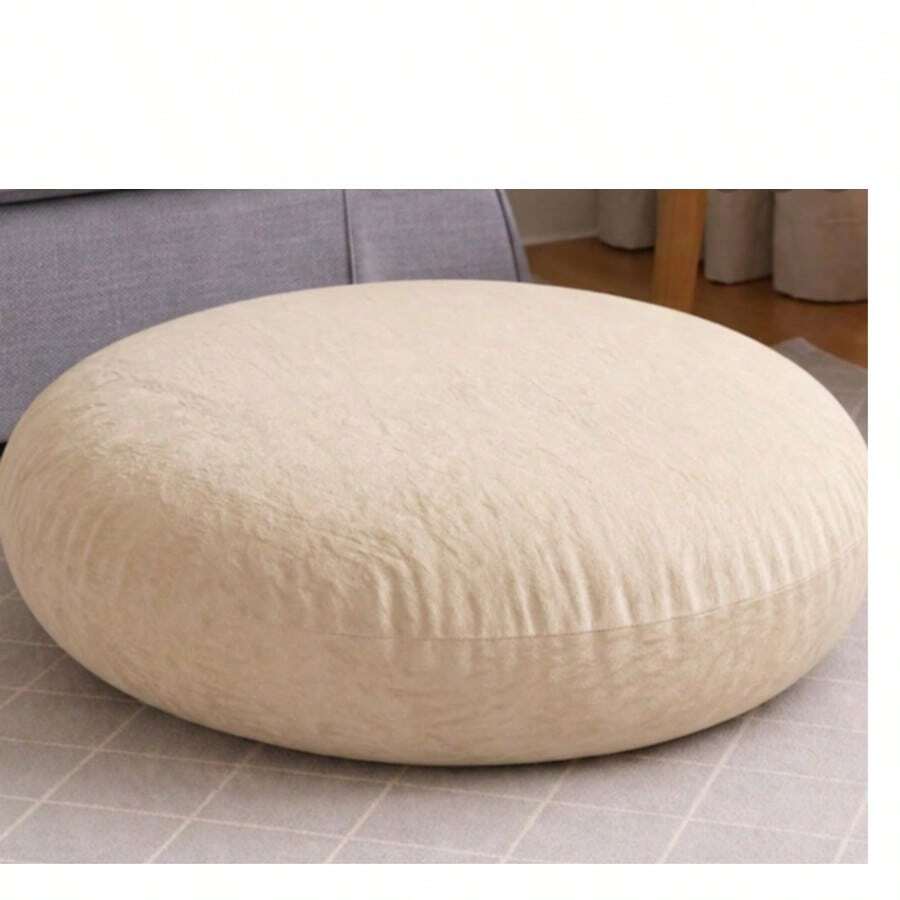 Premium Round Activity Cushion – Garden, Decor & Chair Cushion (60*60*10 Cm) - Apricot - View 1