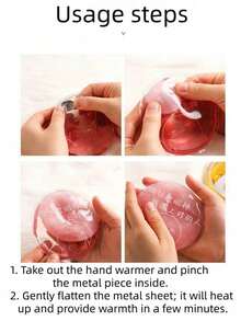 1PC Affordable Hand Warmers With Stable Heat, Suitable For Outdoor Adventures And Indoor Office Use, Reusable After 3-5 Minutes In Boiling Water, Practical Winter Daily Accessory - Hand Warmers - View 7