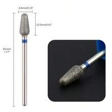 1支美甲鑽頭－美甲表面處理工具，可用於去除死皮、角質層與倒刺（專業美甲工具）｜美甲用品，居家沙龍 - 彩色 - 查看 8