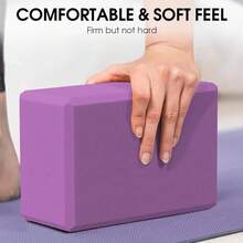 2pcs/Set Fitness Yoga Bricks Foam Bricks Pilates Auxiliary Equipment Stretching Training Bricks Support Bricks - Multicolor - View 5