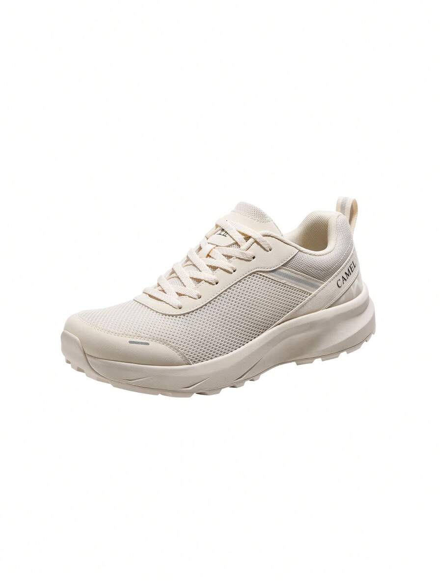 CAMEL CROWN Men's Sports Casual Shoes, Mesh Breathable Walking Shoes Non-Slip Wear-Resistant Sports Shoes Men's Lightweight Casual Shoes Tennis Shoes - Light Beige/black - View 1