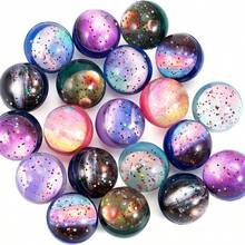 漂浮實心星空宇宙彈力球,兒童派對用品,萬聖節、聖誕節、新年禮物,DIY手工藝,扭蛋機,幼兒園道具,學校獎勵,聖誕襪填充物(隨機顏色) - 彩色 - 查看 11