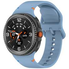 1 buah Tali Silikon Kompatibel dengan Galaxy Watch 8/8 Classic Strap Sport Smart Wristbands untuk Galaxy Watch Ultra 2 Lebar 20mm 22mm - 22mm - View 21