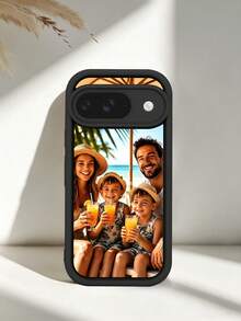 1 pièce Étui de téléphone personnalisé et sur mesure, housse de protection transparente pour Pixel 10a/Pixel 9 Pro/9 Pro XL/9A/Pixel 8 Pro/7 Pro XL/6A/11a Série, étui de protection de téléphone pour couple S26/S26 Ultra/S25/S25 Ultra/S24/S23/S22/A56/A57/A55/A54/A53/A52/S25/S24/S23/A07/A17/A26/A27 Etc. 10 Pro/10a/10 Pro XL/ G85/E14/Etc. Modèles Android personnalisés - Noir - Voir 2