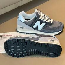 New Balance 574 系列低筒復古日常訓練鞋,男女款,經典永恆設計,吸震耐磨,百搭休閒運動鞋,適合城市通勤 - 彩色 - 查看 6