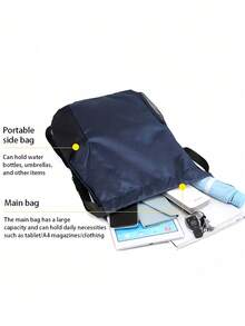 Waterproof Drawstring Backpack With Wet Dry Separation Large Travel Backpack With Mesh Side Pockets Large Gym Bag Adjustable Shoulder Straps For Men Women Perfect For Outdoor Sports Fitness Training And Daily Use Travel Hiking Essentials - Multicolor - View 5