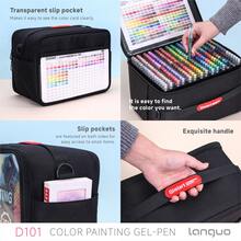 Languo 252/168/99/72/45pcs Colorful Gel Pen Set - Neutral Point (0.6mm), Marker Pen Colorful Set, Needle Pen Ballpoint Pen Fine Line Pen, Perfect For Vibrant Colorful Writing And Sketching, Smooth Writing, Used For Painting, Highlighting, Note-Taking, Making Manuals, Office Use - Multicolor - View 11