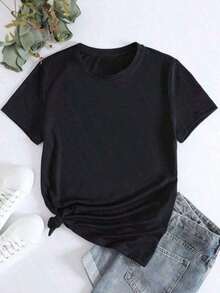 Women T-Shirts - Black - View 4