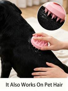 Soft Silicone Scalp Massage Shampoo Brush Deep Wash Soft Hair Scalp Massage Brush For Girls And Women Bath Head Massage Comb For Home Bathing Home Travel Dorm Hair Salon Beauty Parlor Gym Essential Accessory For Hair Product Tool - Multicolor - View 9