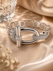 1pc Women's Bracelet, Fashionable Minimalist Creative Exquisite Unique Personalized Versatile Niche Vintage Design - S63082 - View 8