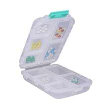 1pc Travel Pill Box, Portable Foldable Small Medicine Box, Daily Medicine Storage Box, Suitable For Storing Pills, Jewelry, Accessories, Can Be Put In Travel Bag Or Pocket,Back To School - Multicolor - View 17