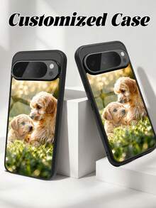 1件個性化客製化照片手機殼，透明保護手機殼，適用於 Pixel 11a/11 Pro/Pixel 10a/Pixel 9 Pro/9 Pro XL/9A/Pixel 8 Pro/7 Pro XL/6A/11a 系列，情侶手機保護殼，18 Pro Max/18/17 Pro Max/Air/16 Pro Max/15 Pro Max 及其他機型，S26/S26 Ultra/S25/S25 Ultra，G85/E14 及其他 Android 機型，個性化、獨特、客製化，送給男朋友、女朋友、家人的理想禮物 - 黑色 - 查看 3