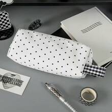 1pc Pencil Pouch, Large Capacity Highly Attractive Portable Stationery Box, Desk Organizer Bag, Multi-Function Pencil Case, Back To School Gift, Student Gift, Suitable For School And Office Use, Personalized Desktop Pencil Bag - Single Piece - View 3
