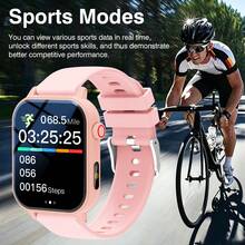 New1.83-Inch Multifunctional Sports Smartwatch, Featuring Wireless Calling/Music, Message And Multiple Watch Face Wallpapers. - Multicolor - View 7