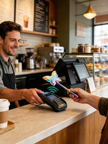 Contactless Payment Card Extender, Portable Contactless Card Holder, Credit/Debit Card Reach Extender, Suitable For Drive-Thru, Toll Booth, Retail Store Contactless Transactions, ID Card Organizer - Multicolor - View 5