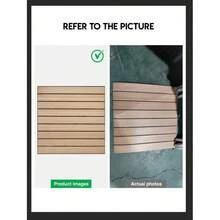 Popular Decorative Wall Covering Sheets For Indoor Space Upgrade PVC Vertical Wood Slat Peel&Stick Wall Panels Multi Purpose Home Surface Decoration Sticker - Grille - View 10
