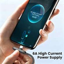 66W USB-A 转 Type-C 充电线，长度可选 3.3 英尺/4.9 英尺/6.6 英尺，USB-C 快充线，兼容 17/16/15/Pro/Pro Max/Plus、Pro 12.9/11、Air 4/5、Mini 6、Moto G、Pixel 及其他 USB-C 设备，适用于 17、17 Pro Max、16、16 Plus、16 Pro、16 Pro Max，方便旅行充电。 - 彩色 - 查看 7