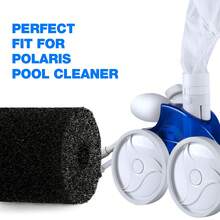 6pcs/12pcs Pool Cleaner Replacement Filter Pads, Polaris Pool Cleaner Replacement Parts, Suitable For Suction Hose Replacement Brushes, Compatible With Polaris 180, 280, 360, 380, 480 And 3900 Models - A - View 3