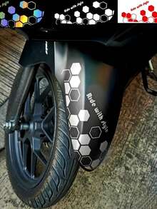 摩托車與汽車用蜂巢紋乙烯基貼紙 - 1 件 - 查看 7
