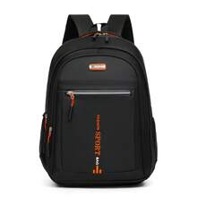 Men's Fashion Multifunctional Backpack, Large Capacity Multi-Pocket Laptop Bag, 3D Breathable Shoulder Straps, Night-Reflective, Anti-Theft, Nylon - Multicolor - View 11