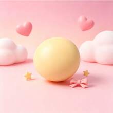 1pc Exquisite Round Ball Squishy, Meticulously Crafted With Smooth Spherical Contour, Polished Surfaces, Matte Frosted Finish, Soft And Plump Touch, Perfect Mud-Like Texture, Deep Compression With Slow And Gentle Rebound, Dense Like Melted Cheese And Ganache - Multicolor - View 4