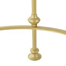 Ubfhonsi Round Garment Rack, Freestanding Hanging Rack, Clothes Store Display Rack - Gold - View 8