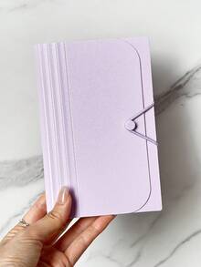 Nail Art Stamping Plate Storage Book, Foldable Dust-Proof Scratch-Resistant Storage Binder, Makeup Nail Sticker Organizer, Storage Display Card Album - Multicolor - View 6
