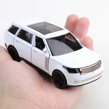 1件裝 1/36比例男孩玩具車，豪華城市巡航風鋅合金玩具車，SUV玩具，高品質合金壓鑄玩具車，可拉回功能，可開側門，適合3歲以上男孩，單件合金玩具車，節日禮物，玩具收藏，生日禮物，精緻玩具車 - 彩色 - 查看 10