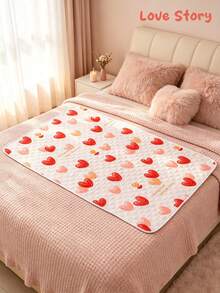 Washable Incontinence Pads - Leak-Proof Bed Mattress Protector, Suitable For Elderly, Reusable Menstrual Pads, Suitable For Young Women, Home Care Essential Easy To Maintain, Elderly Bed Protection | Quilted Texture Design | Non-Woven Pads, Waterproof Bed Mattress Protector - Multicolor - View 1