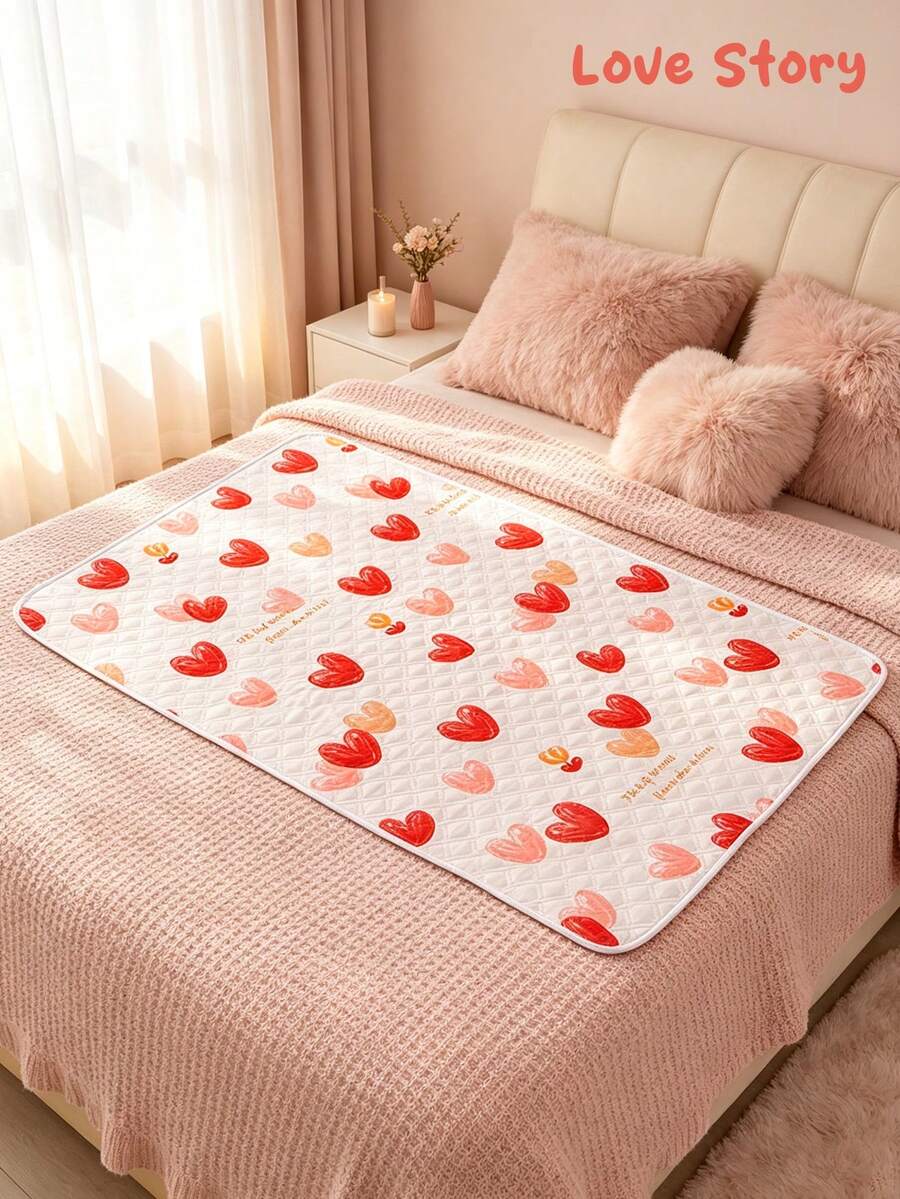 Washable Incontinence Pads - Leak-Proof Bed Mattress Protector, Suitable For Elderly, Reusable Menstrual Pads, Suitable For Young Women, Home Care Essential Easy To Maintain, Elderly Bed Protection | Quilted Texture Design | Non-Woven Pads, Waterproof Bed Mattress Protector - Multicolor - View 1