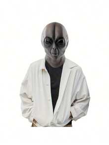 1pc Fashionable Personalized Party Holiday Carnival Costume Alien Transformation, Practical Horror Mask Headgear Suitable For Costume Party Role Play, Durable Exquisite Compact Design Perfect For Multiple Occasions - Mask - View 3