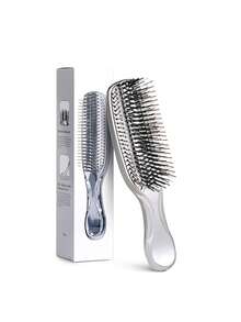 Detangling Brush Set With Brush Cleaner, Smooth Wet & Dry Hair Comb, Reduces Frizz, Scalp-Friendly Styling Tool For Thick, Curly, Long And Messy Hair - Multicolor - View 16