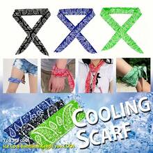 1PC Women's Outdoor Sports Headband, Absorbent Ice Scarf, Multifunctional Printed Headband - Multicolor - View 1