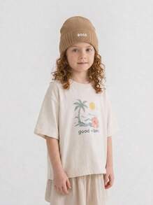 Hugo Boss Kids' Durable Ventilated Lightweight Golf Sports Commuting J52616-269 - 棕色 - 查看 1