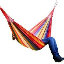 Portable Hammock Swing For Camping In The Garden - A - View 6