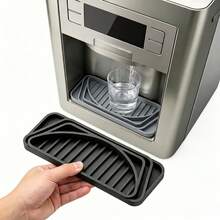 1/2pcs Silicone Refrigerator Drip Tray, Customizable Drip Mat, Non-Slip Silicone Pad For Water Dispenser - Multicolor - View 1