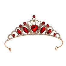 GCGIGUI 1pc Geometric Pattern Party Zinc Alloy Bridal Headpiece Princess Mini Hair Hoop, Wedding Dress Birthday Gift, Year-Round Valentine's Day Accessories,S - Multicolor - View 2