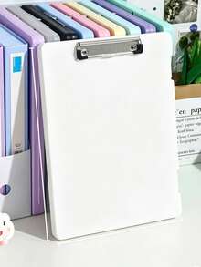 A4 Size File Folder Organizer Box, Large Capacity Paper Storage Box, Music Score Folder, Student Writing Board, Loose-Leaf Binder, Campus Office Back To School Supplies, Travel Essential Desktop Accessory - Multicolor - View 12