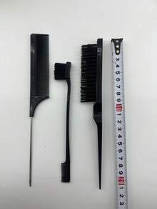 1件漸層色梳子與清潔刷套組,適用於所有髮質,居家、旅行與送禮皆完美 - 多色A - 查看 12