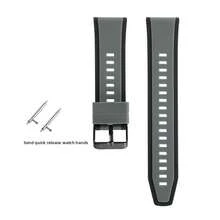 22MM Quick Release Silicone Smart Watch Band Compatible With Huawei GT5/6/GT4/Watch3, Watch 5 Active/Lite, Galaxy Watch 6/5/4/5pro/4/6 Classic/42mm 46mm, Watch Band, Universal For Men And Women - 22mm - View 14