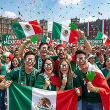 Kit de artículos para aficionados del : banderas, bufandas, muñequeras y pintura facial| Accesorios para aficionados al fútbol| Artículos para fiestas del día del partido - 3 piezas - Ver 4