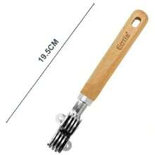 Handheld Knife Sharpener With Natural Wooden - Mustard Yellow - View 6