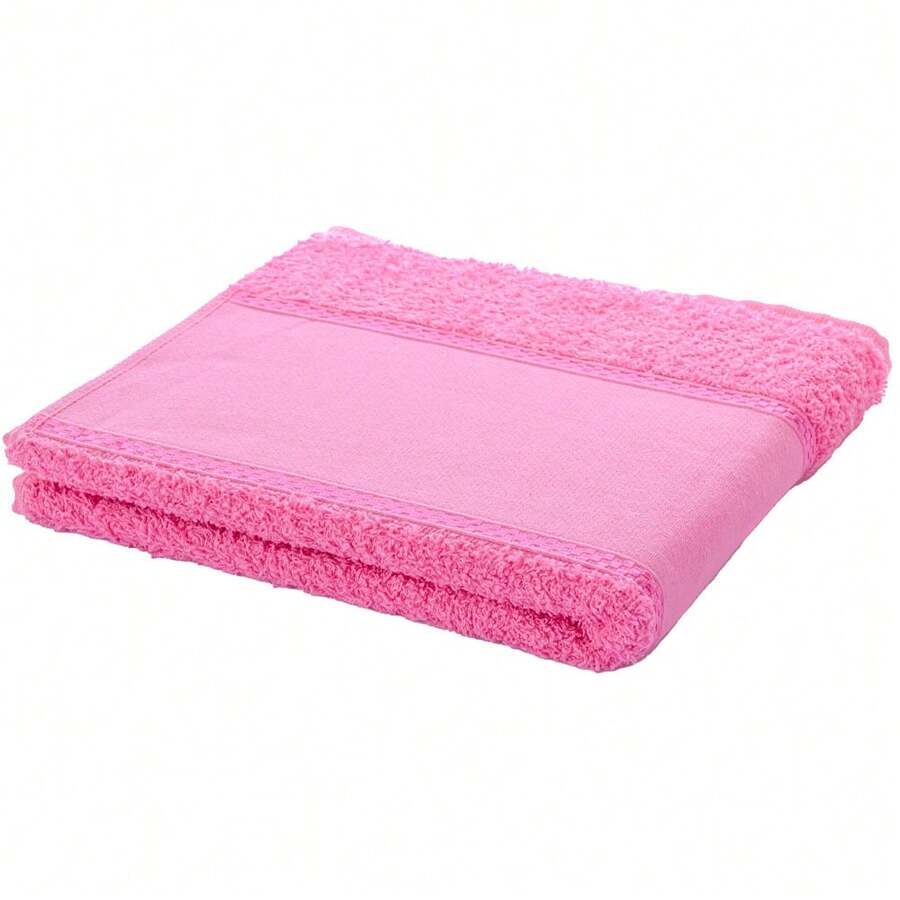 Kit Of 3 Russian Point Embroidery Face Towels 100% Cotton - 玫紅色 - 查看 1