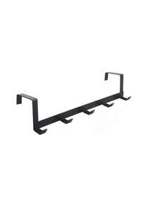 1pc No-Drill Over-The-Door Coat Hook, Wall-Mounted Clothes Rack, Bathroom Towel Bar, Over-The-Door Storage Rack, Entryway Key Hook; Suitable For Kitchen, Bathroom Door Storage, Beautiful Home Decor, Kitchen Accessories, Bathroom, Bedroom, Entryway Multi-Function Storage Rack - Multicolor - View 8